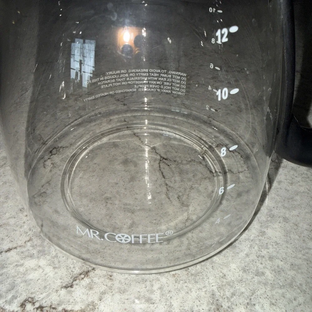 MR COFFEE 12 CUP Replacement Pot Carafe Decanter FT IS Series
